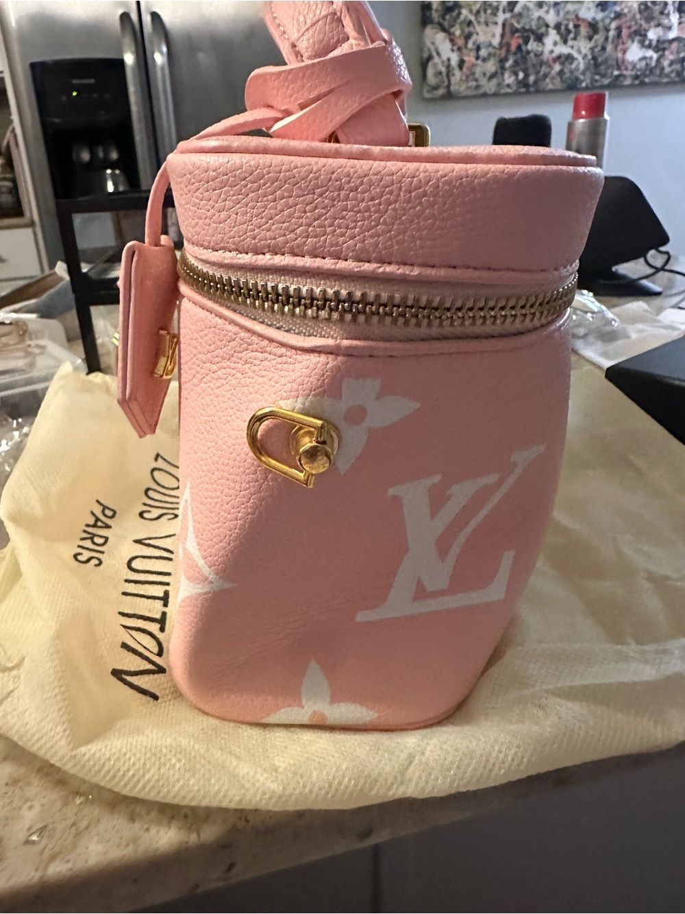 Pink Monogram Mini Vanity Crossbody - Picture 4 of 9